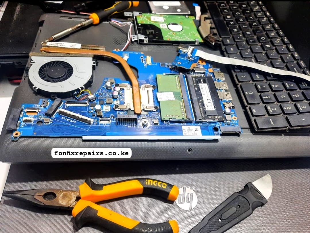 Board-level laptop repair diagnostics at Fon-Fix Repairs